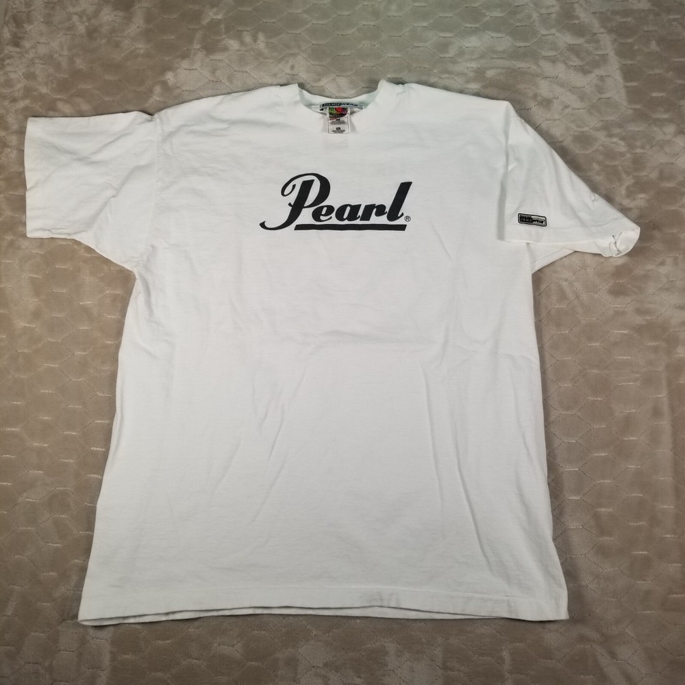 Vtg Pearl Drums "The Best Reason To Play Drums" Shirt Sz Xl Imagewear 90s